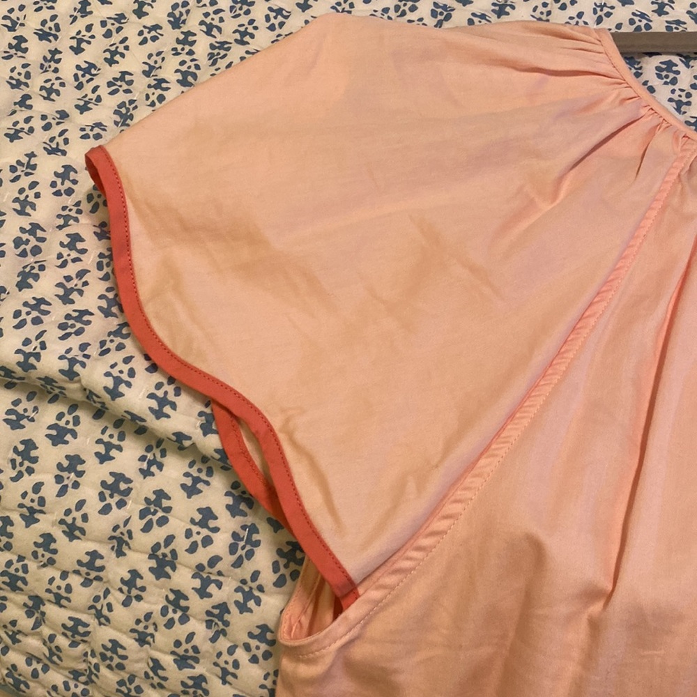 EUC Lake garden dress in peach size large - Picture 4 of 7